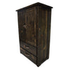 Lima Live Edge Armoire - Jacobean Stain