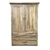 Lima Live Edge Armoire - Clear Lacquer