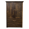 Lima Live Edge Armoire - Provincial Stain