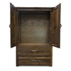 Lima Live Edge Armoire - Provincial Stain