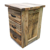 Fort Worth 3 Drawer Nightstand with Forged Iron Accents