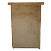 Fort Worth 3 Drawer Nightstand with Forged Iron Accents