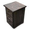 Fort Worth 3 Drawer Nightstand with Forged Iron Accents