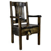 Lima Live Edge Dining Captain's Chair