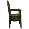 Lima Live Edge Dining Captain's Chair