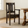 Lima Live Edge Dining Captain's Chair