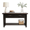 Blackstone Rough Sawn 4 Foot Console Table with Shelf