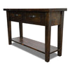 Blackstone Rough Sawn 4 Foot Console Table with Shelf