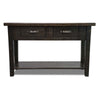 Blackstone Rough Sawn 4 Foot Console Table with Shelf