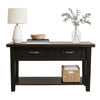 Blackstone Rough Sawn 6 Foot Console Table with Shelf