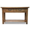 Blackstone Rough Sawn 6 Foot Console Table with Shelf