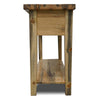 Blackstone Rough Sawn 6 Foot Console Table with Shelf