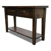 Blackstone Rough Sawn 6 Foot Console Table with Shelf