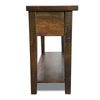 Blackstone Rough Sawn 6 Foot Console Table with Shelf