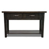 Blackstone Rough Sawn 6 Foot Console Table with Shelf