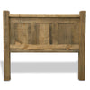 Lima Sawn Headboard with Iron & Pecan Stain