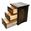 Lima Live Edge Three Drawer Nightstand