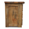Lima Live Edge Three Drawer Nightstand