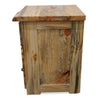 Lima Live Edge Three Drawer Nightstand