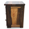 Lima Live Edge Three Drawer Nightstand