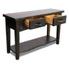 Lima Live Edge 6 Foot Console Table with Shelf