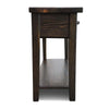 Lima Live Edge 6 Foot Console Table with Shelf