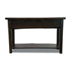 Lima Live Edge 6 Foot Console Table with Shelf
