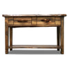 Lima Live Edge 6 Foot Console Table with Shelf