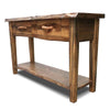 Lima Live Edge 6 Foot Console Table with Shelf