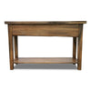 Lima Live Edge 6 Foot Console Table with Shelf