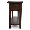 Lima Live Edge 6 Foot Console Table with Shelf