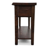 Lima Live Edge 4 Foot Console Table with Shelf