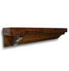 Collins Rough Cut American Stain Wall Shelf