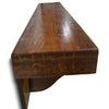 Collins Rough Cut American Stain Wall Shelf