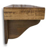 Collins Rough Cut American Stain Wall Shelf