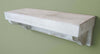 Collins Rough Cut Rustic White Wall Shelf