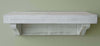 Collins Rough Cut Rustic White Wall Shelf