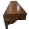Collins Rough Cut American Stain Wall Shelf with Pegs