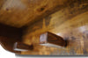 Collins Rough Cut American Stain Wall Shelf with Pegs