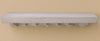 Collins Rough Cut Rustic White Wall Shelf with Pegs