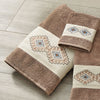 Southwest Diamond Latte Embroidered Bath Towel