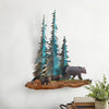 Pine Forest Bear 3-D Metal Wall Art