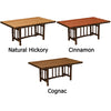 Hickory Rectangle Log Dining Table - 5 Foot