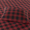 Red Plaid Flannel Sheet Sets