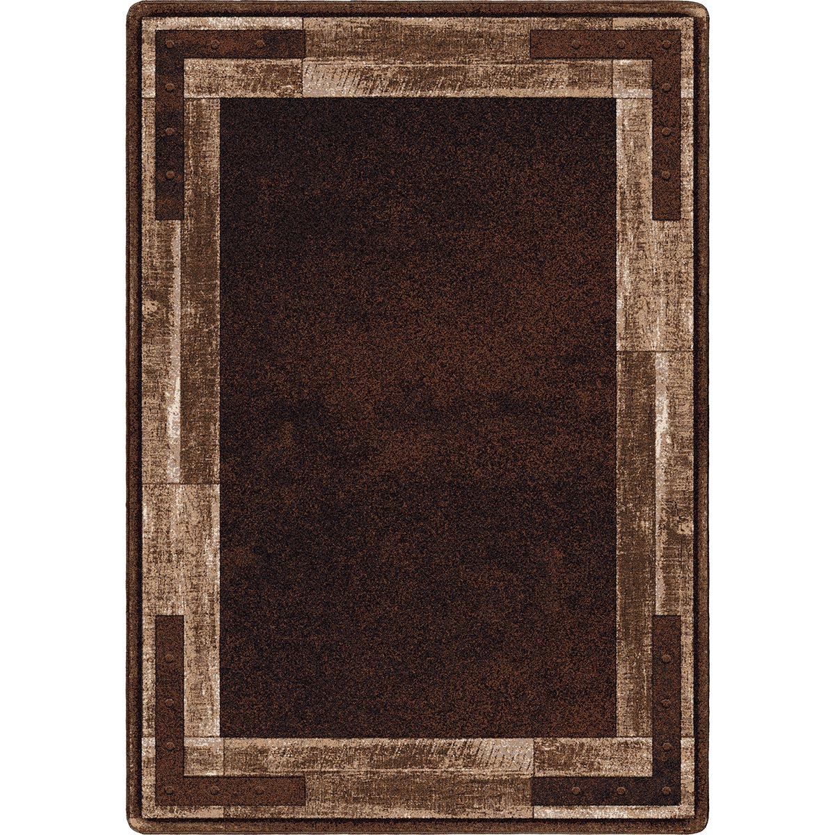Rustic Barnwood Rug - 5 x 8