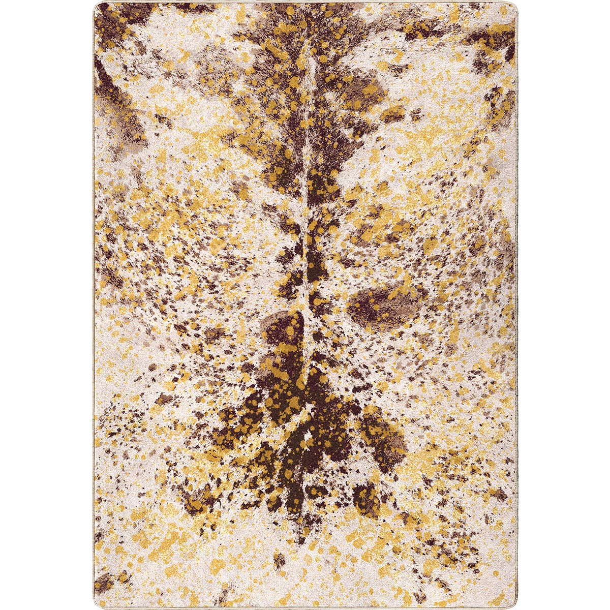 Gold-Speckled Cowhide Rug - 3 x 4