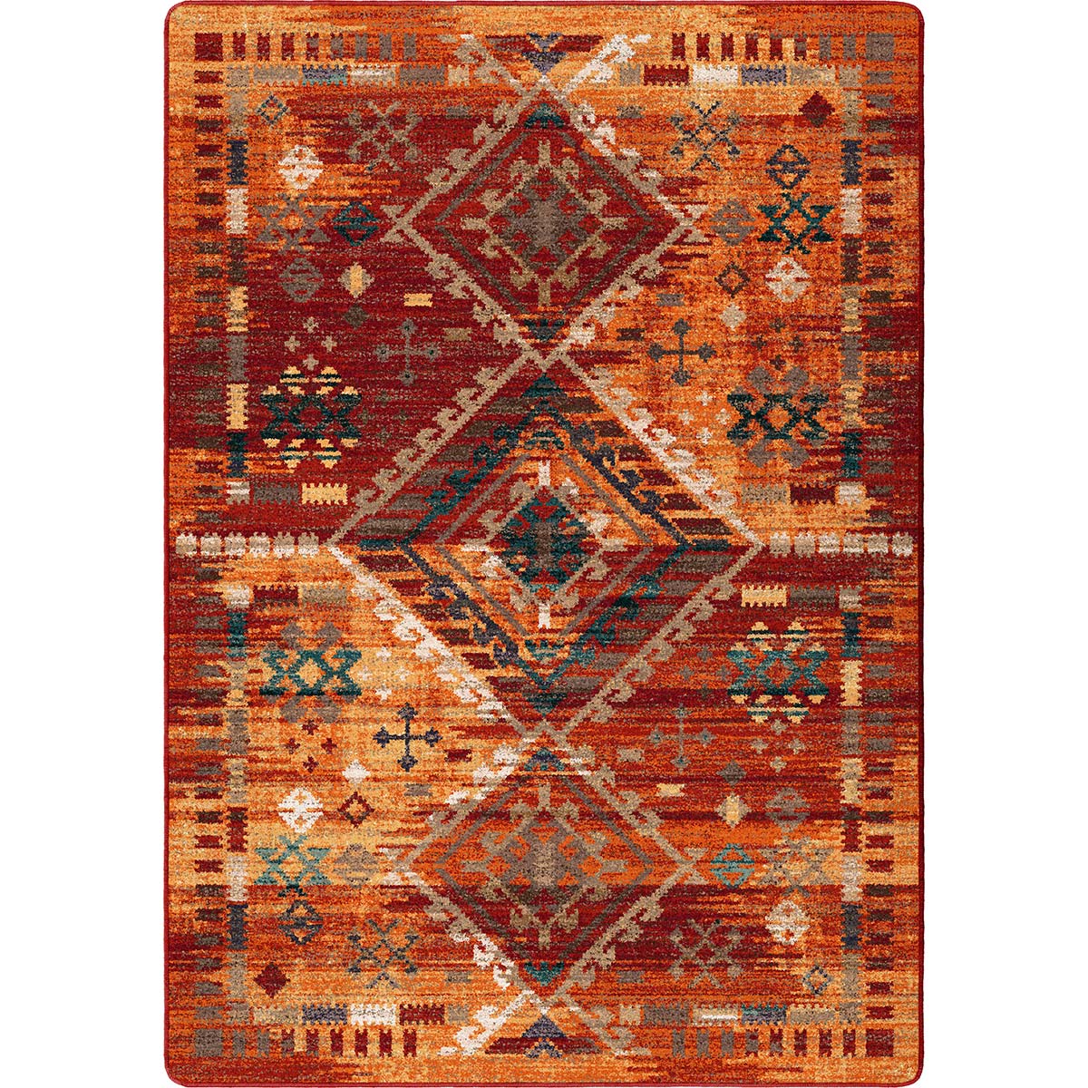 Las Cruces Copper Rug - 5 x 8