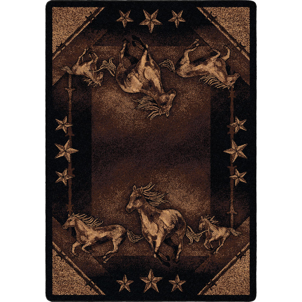 Wild Horses & Stars Rug - 5 x 8