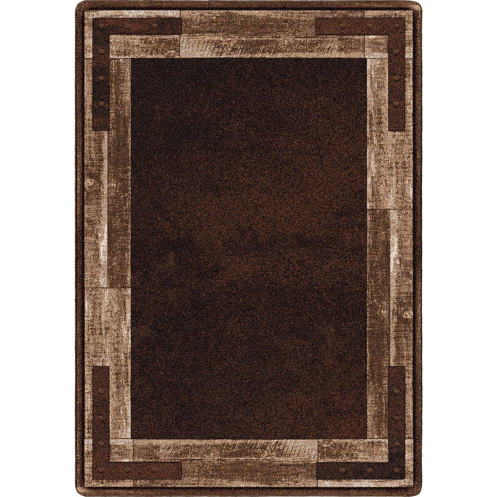 Rustic Barnwood Rug - 11 x 13