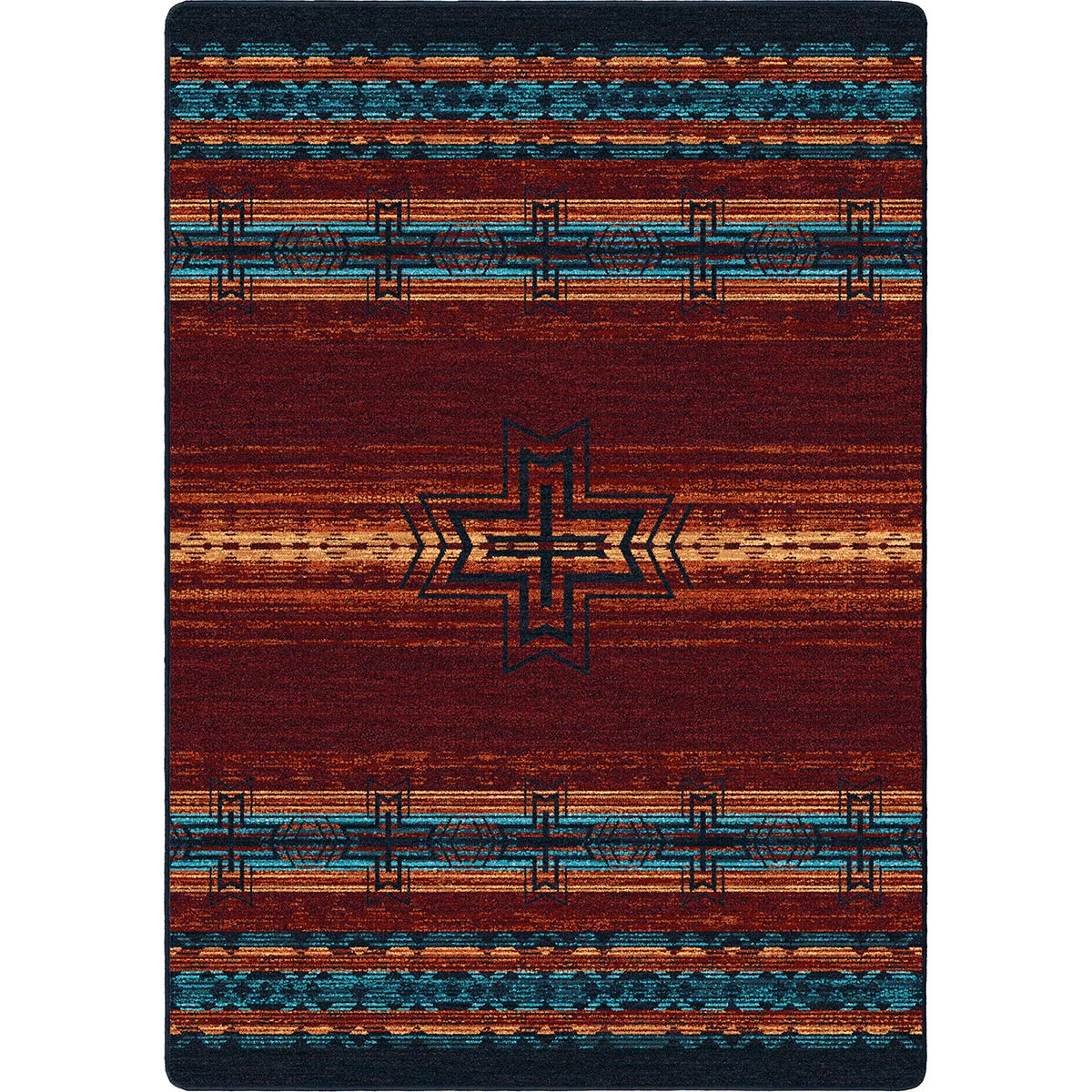 Fire & Sky Rug - 11 x 13